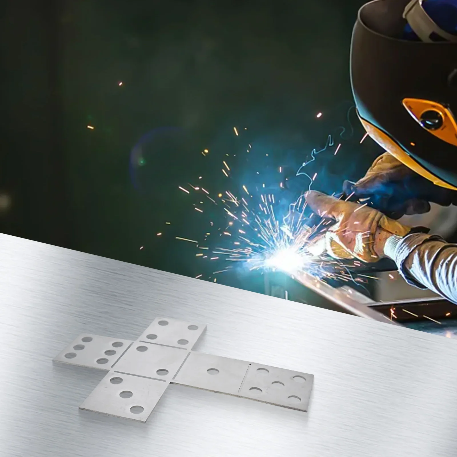 Brightness Measurement Training DIY For MIG TIG Practice Board Welding 6 PCS/Pack Coupons Creative Project DIY