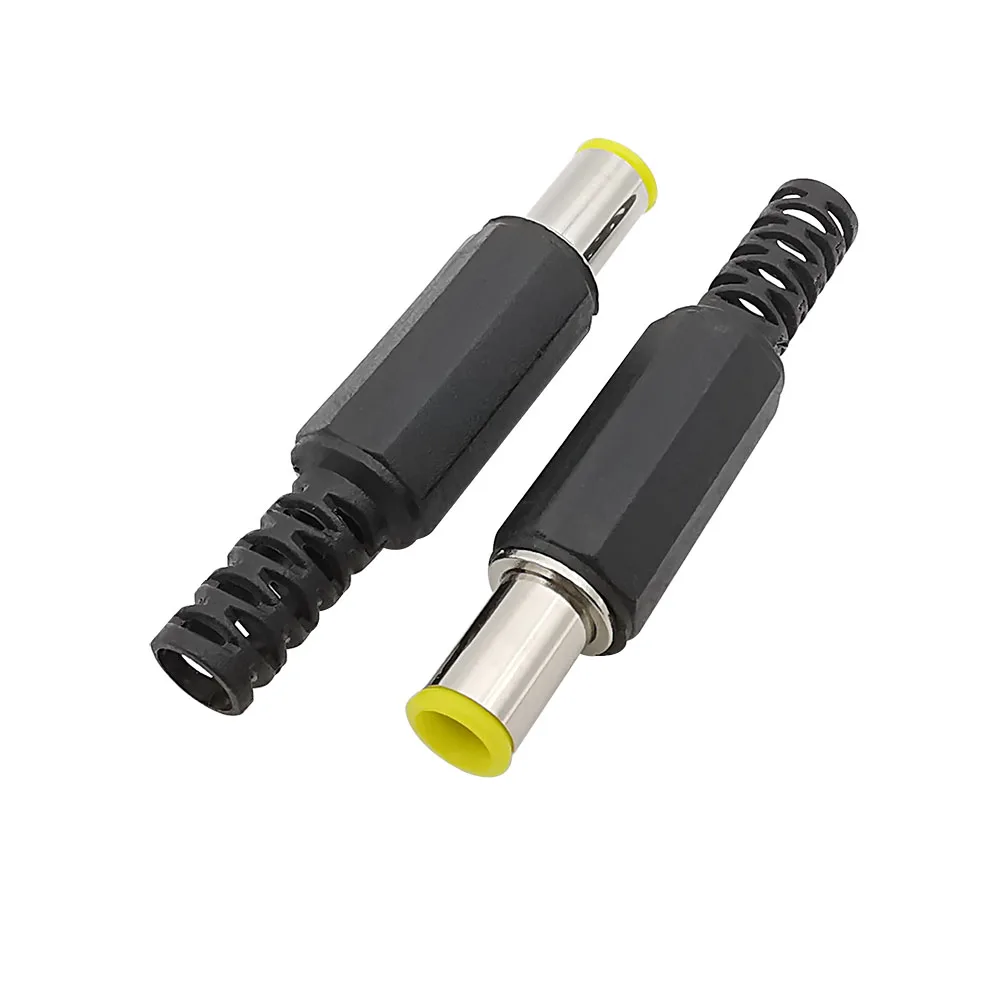 2 sztuk plastikowe 6.5x4.4mm DC Power męskie złącze wtykowe z 1.3mm Pin 6.5*4.4mm DC wtyczki ładowarka DIY naprawa Jack Adapter Audio — zdjęcie 3
