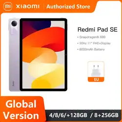 Планшет Redmi Pad SE Xiaomi глобальная версия Mi, 90 Гц, 11 дюймов, 8000 мАч, Snapdragon®680 г., колонки с четырьмя динамиками Dolby атмосферs®