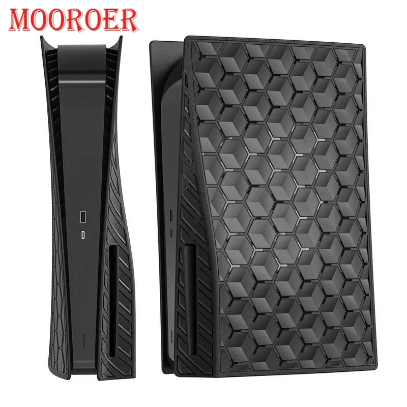Mooroer คอนโซล Honeycomb สำหรับ PS5เกมโฮสต์ Shell PC ใส่ Shell Ps5ออปติคอลไดรฟ์ Scratch ป้องกันกรณี