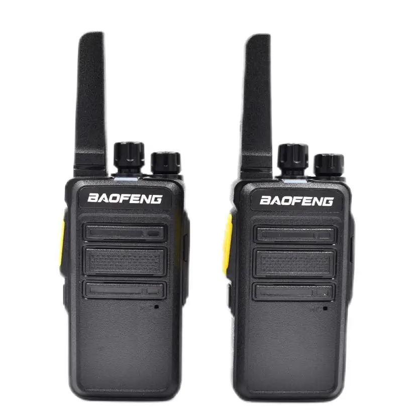 Baofeng BD-V12D 2-Pack Mini Walkie Talkies | Noise-Canceling | Wireless Frequency Copy | Type-C | V12-A Ham Radio for Hunting
