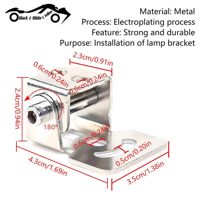 Motorcycle Headlight Spotlight Brackets Parts Sponge Clamp Led Light Bracket Mount Kit For ATV Truck Dirt Bike SUV Accessories