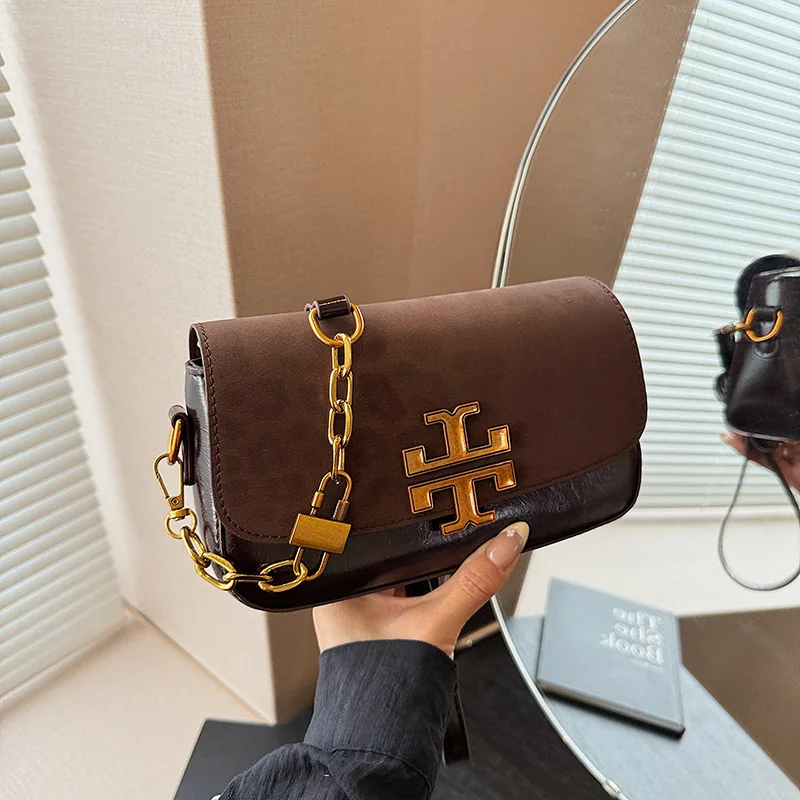 

Elegant Retro Shoulder Bag 2025 New for Women, Luxury Leopard Print Crossbody Purse, Fashionable Underarm Bag for All Occasions