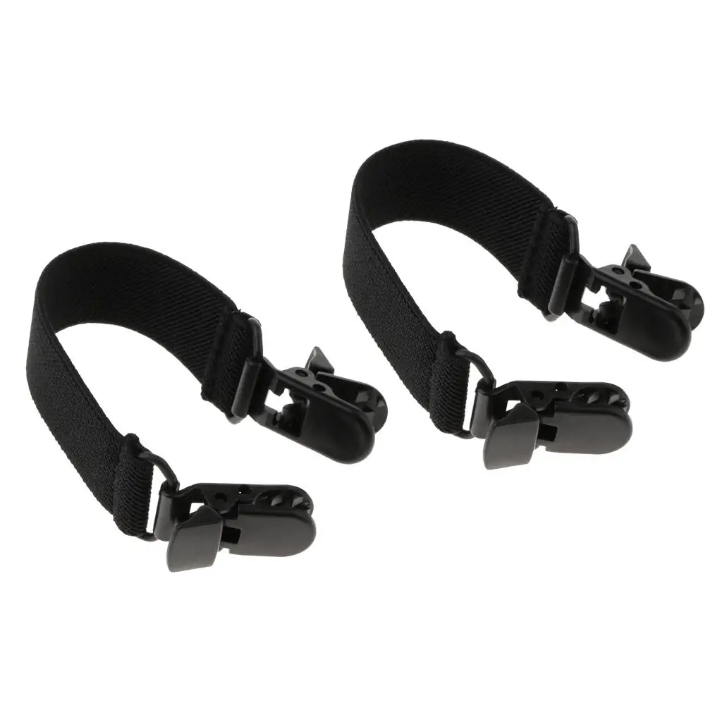 2 Pieces Motorcycle Straps Clips Adjustable Pants Sheet Fixation - 22 X 2.5