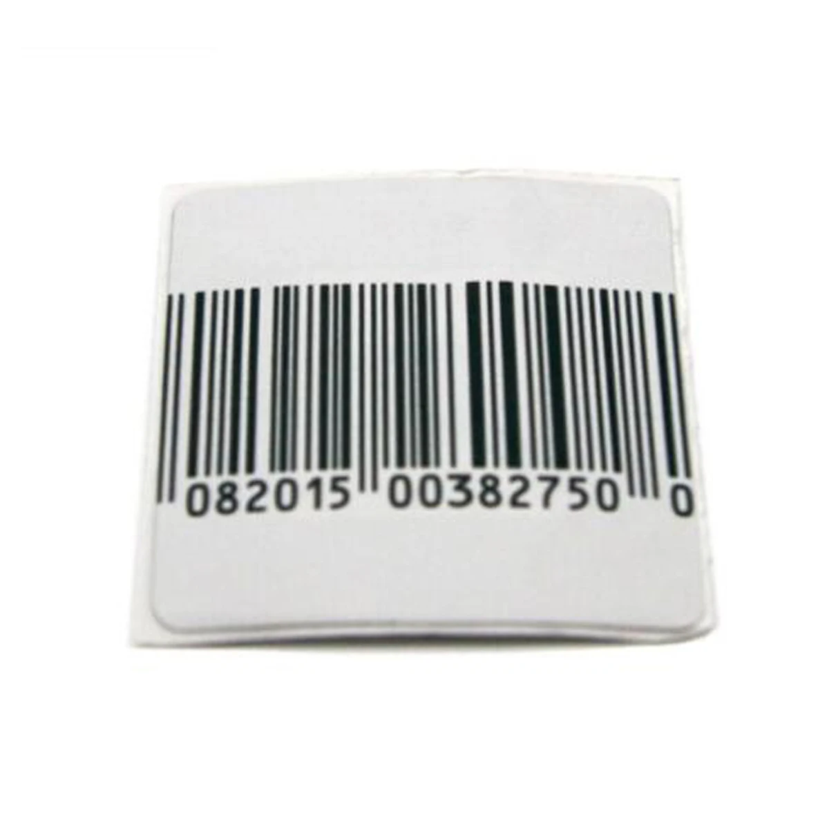 Sensor Alarm Checkpoint Compatible 1000 Piece With Barcode 4X4cm Adhesive Security Tags For RF8.2MHZ Security Tagging Systems