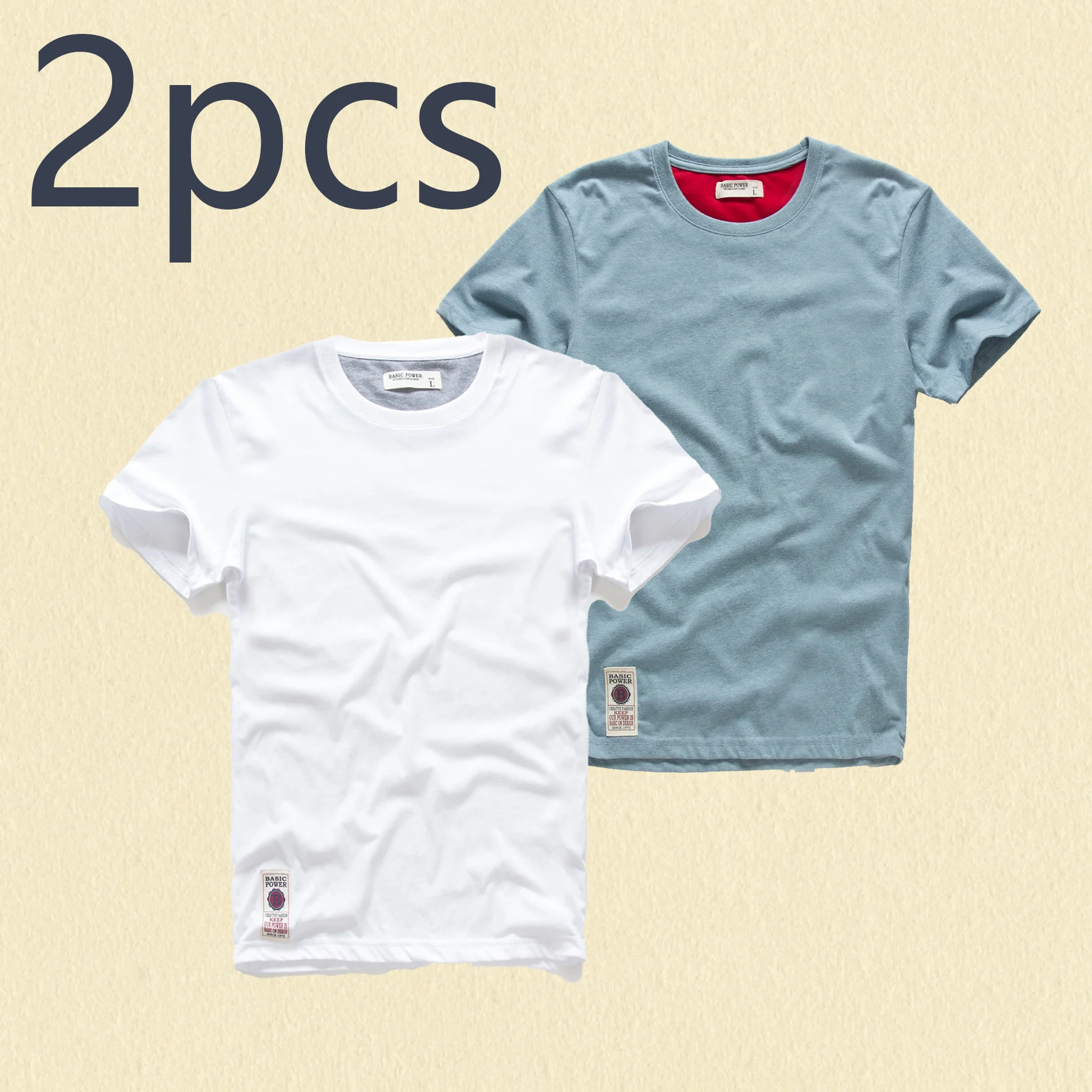 

High quality Men's T-shirts Men's clothing Causal Basic Oversized Solid T shirt Male streetwearGraphic Short sleeve tee Y2k Tops