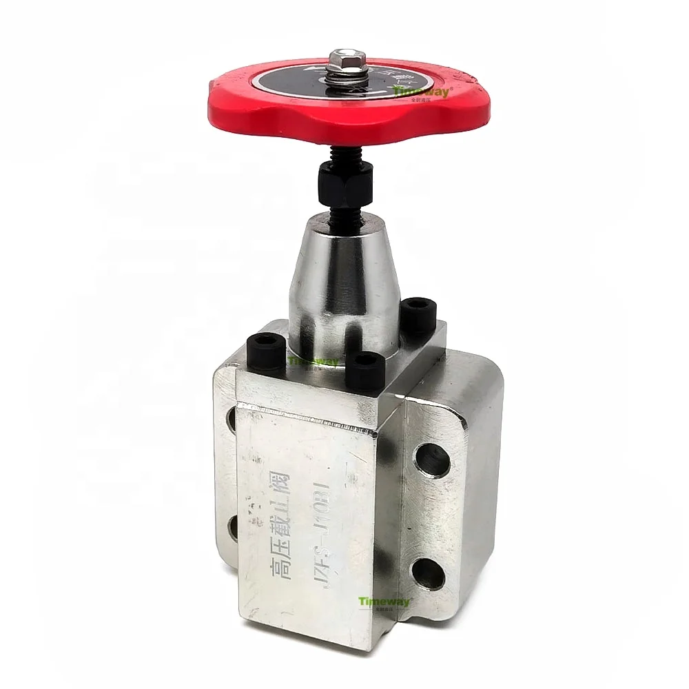 

JZFS Series High Pressure Shut Off Valve JZFS-J10BI Vertical Plate Globe Valve Suitable For Hydraulic Integrated Systems