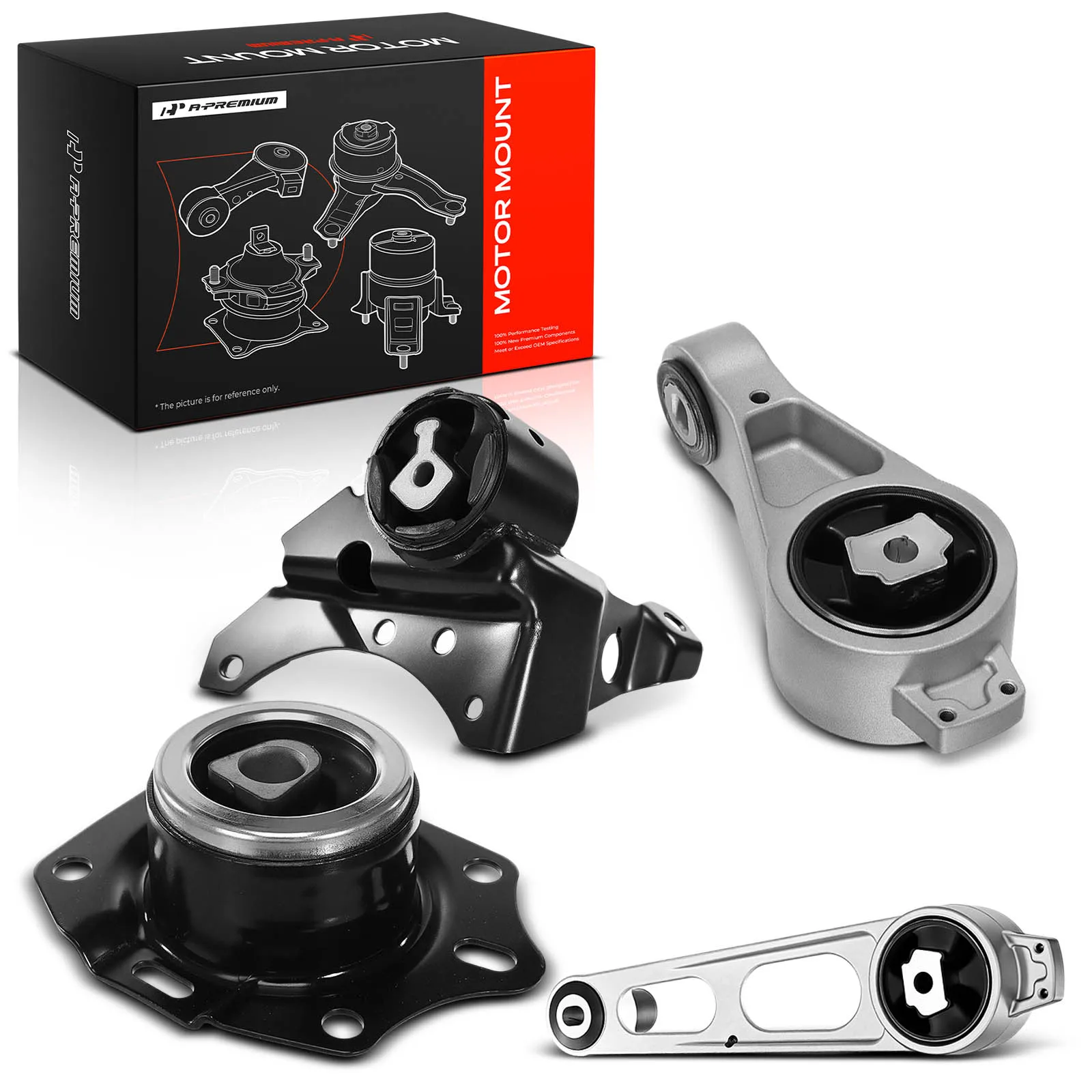 A-Premium 4pcs Automatic Engine Motor & Transmission Mount for Dodge Neon 2003-2005