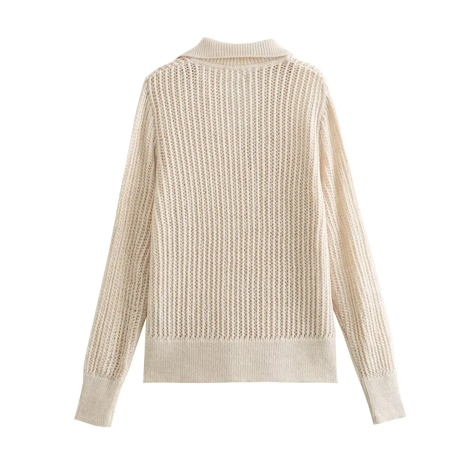 Maxdutti Winter Pullover Sweater French Fashion Elegant Casual Loose Solid Color Knitwear For Women