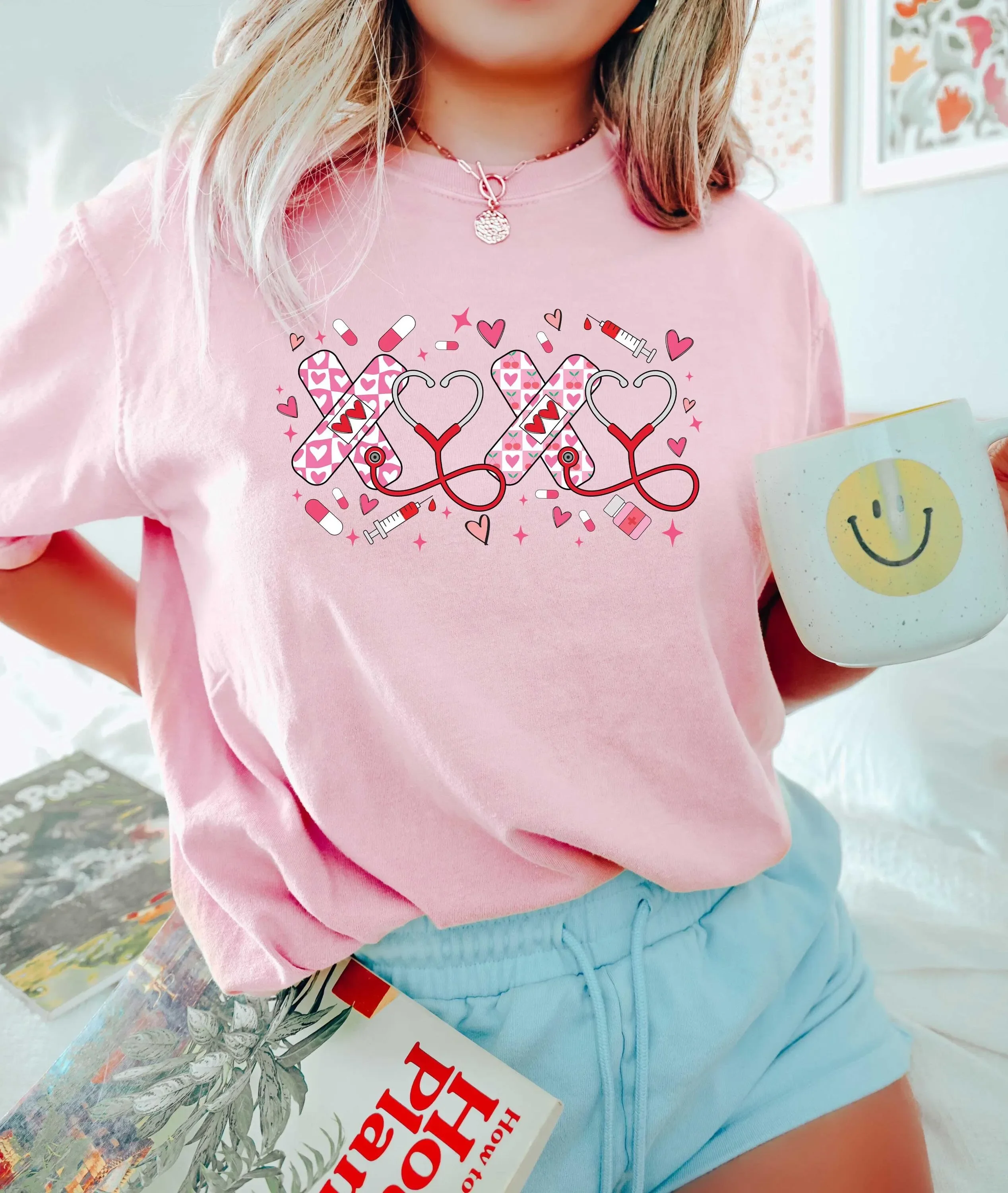 XOXO Coquette Nurse T Shirt Valentines Day SweaT Valentine