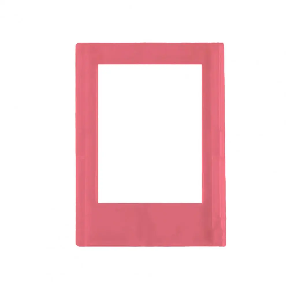 Transparent Magnetic Photo Holder 3 Inch Magnetic Acrylic Picture Frame Transparent Photo Display Stand for Instant Film Camera