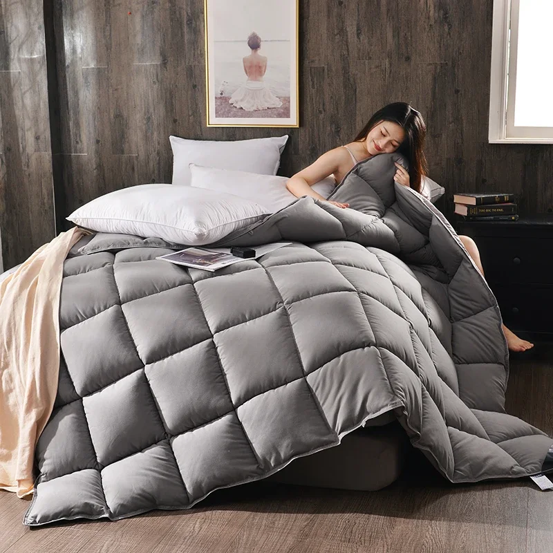 Five-star hotel thick warm down quilt thin quilt white goose down quilt core winter quilt thick warm down quilt