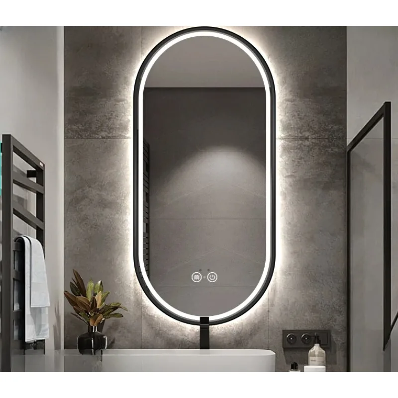 

Intelligent Luminous Mirror Bathroom Mirror Toilet Washroom Mirror Wall Hanging Intelligent
