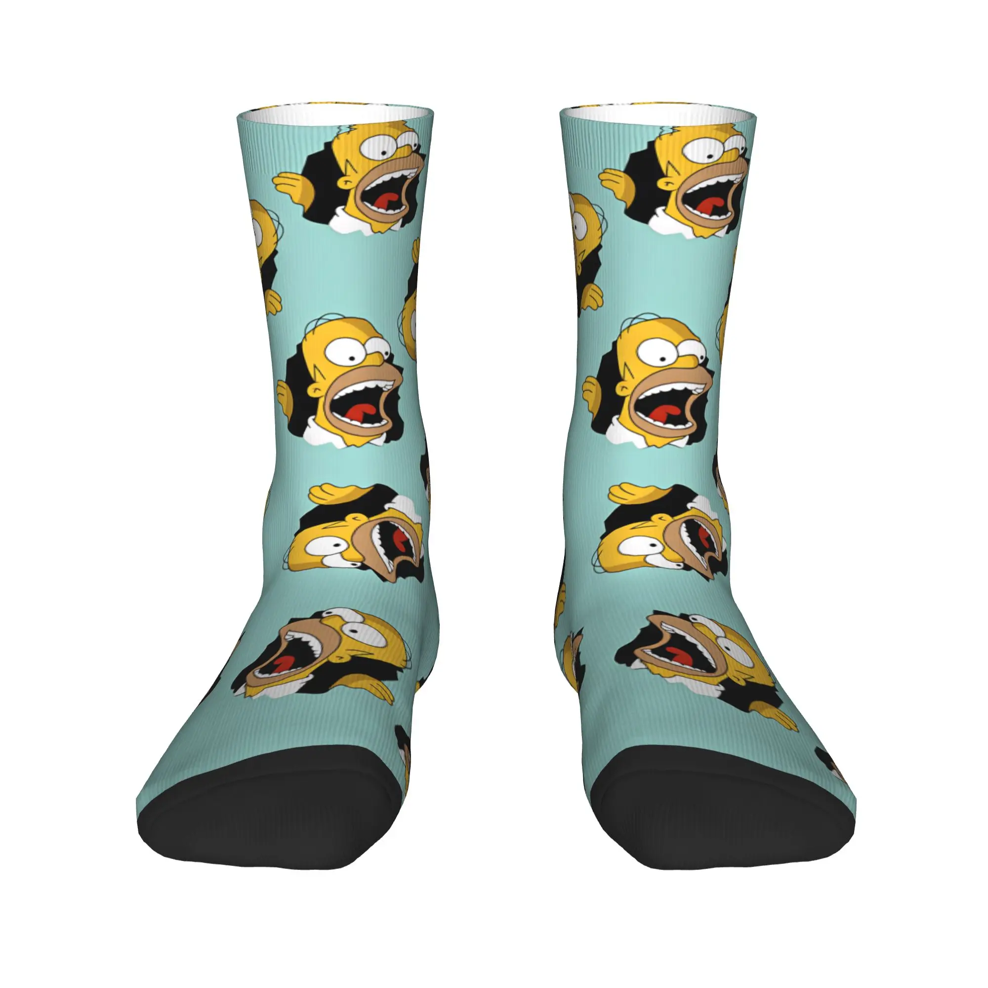 The S-simpsons  Stockings  Graphic Elegant Socks Winter Non Slip Socks Adults Men Skateboard Quality Socks