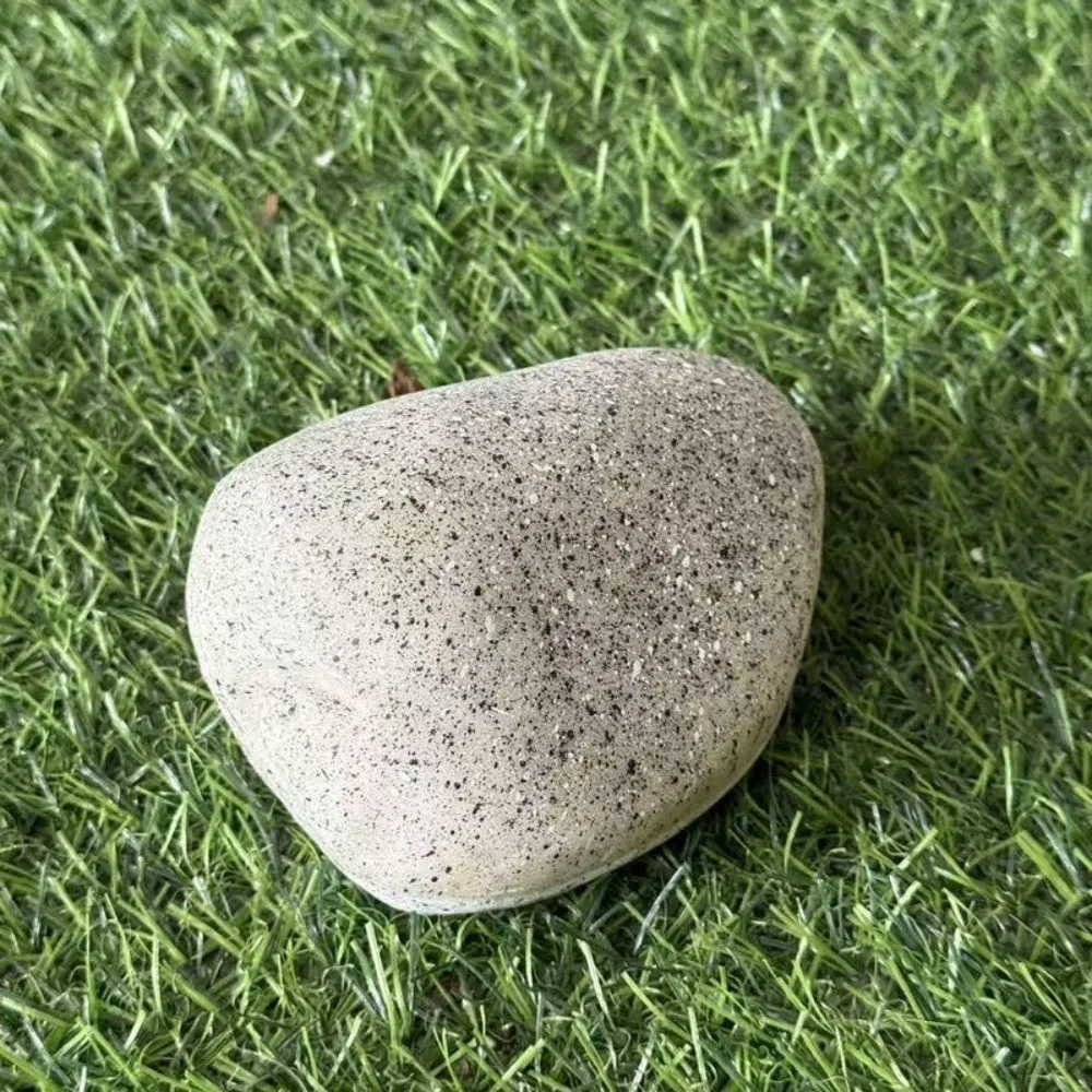 Realistic Natural Stone Look Rock Storage Box Resin Waterproof Key Hide Box Imitation Stone Storage Container Spare Key Storage