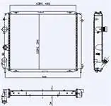 Store code: 480 × 341ab for engine radiator KANGOO 1,4 8V CLIO II 1.9d (1 SIRA ALB system)/(× 34)/(× 34)