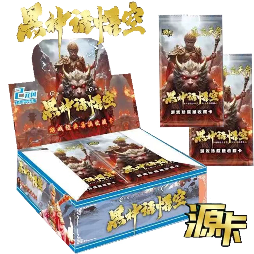 Genuine Black Myth Wukong Cards Collection para crianças, viagem para o oeste, vários tipos, cartões mágicos orientais, presentes de aniversário