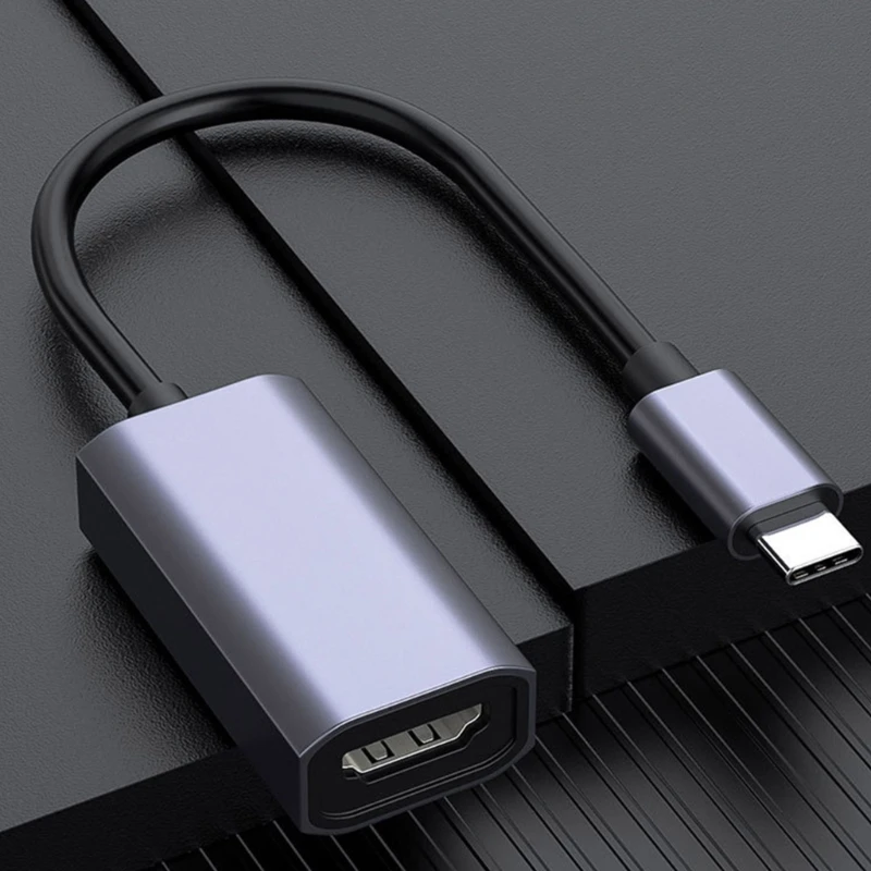 Adattatore USB tipo 4K 3840x2160P, convertitore video velocità per laptop/telefono