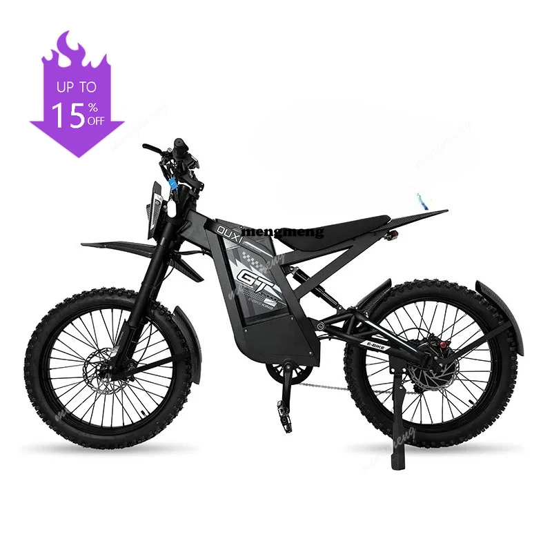 A61 Factory Wholesale  Price Electric Mountain Bike Steel Frame Lithium Battery Ebike Electric Dirt Bike GT2000 for A