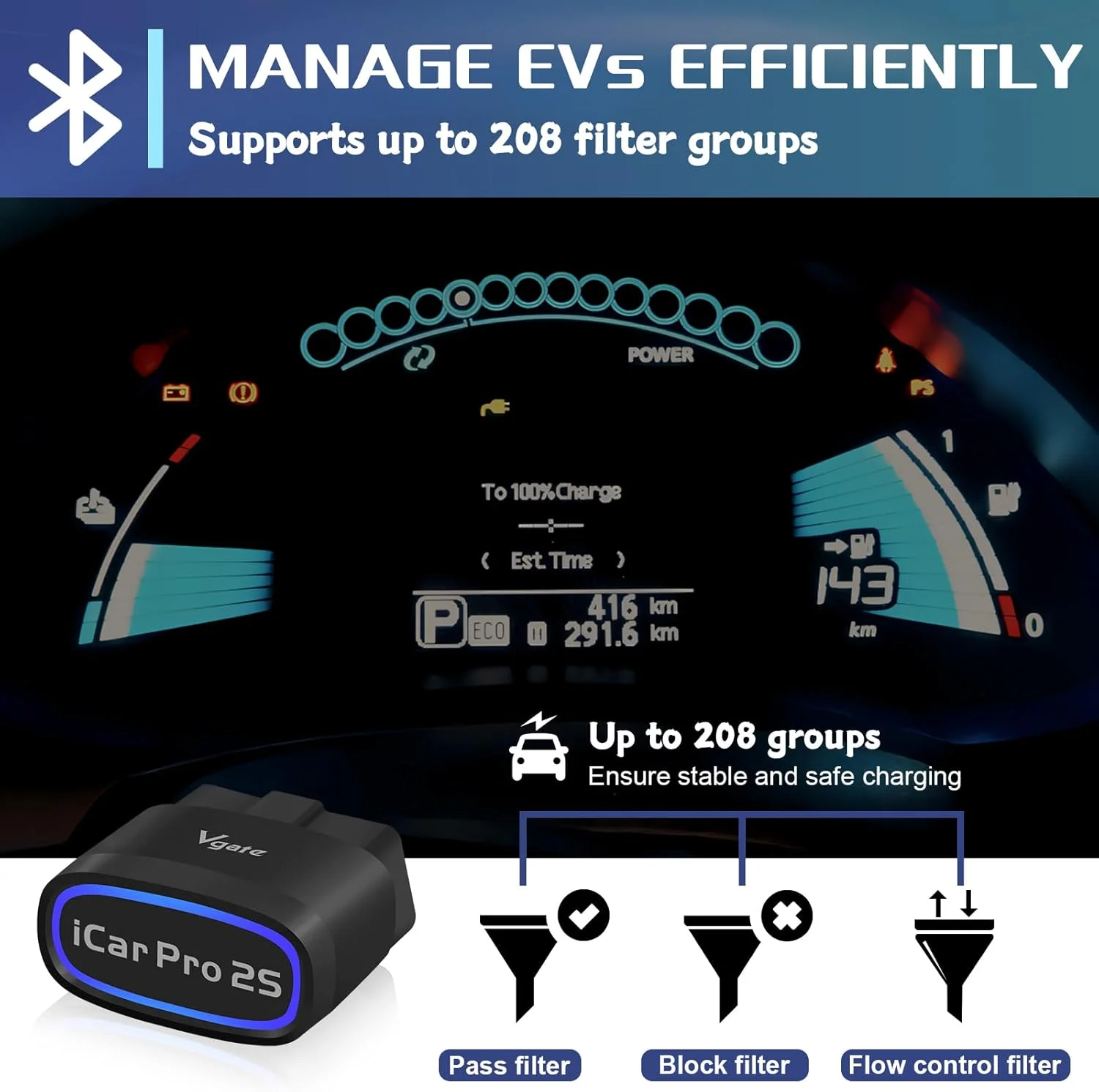 top sale NEW Vgate ICar Pro 2S OBD2 Diagnostic Tool Scanner Bluetooth5.2 Support  IOS & Android Multifunctional Scan Code Reader