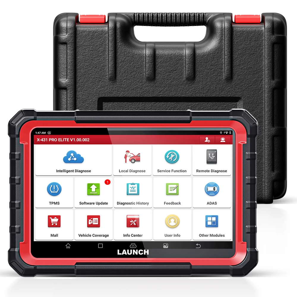 LAUNCH X431 PRO ELITE Autodiagnosetools Auto-OBD-OBD2-Scanner CAN FD/DOIP ECU-Codierung Bidirektionale Steuerung 31+ Reset