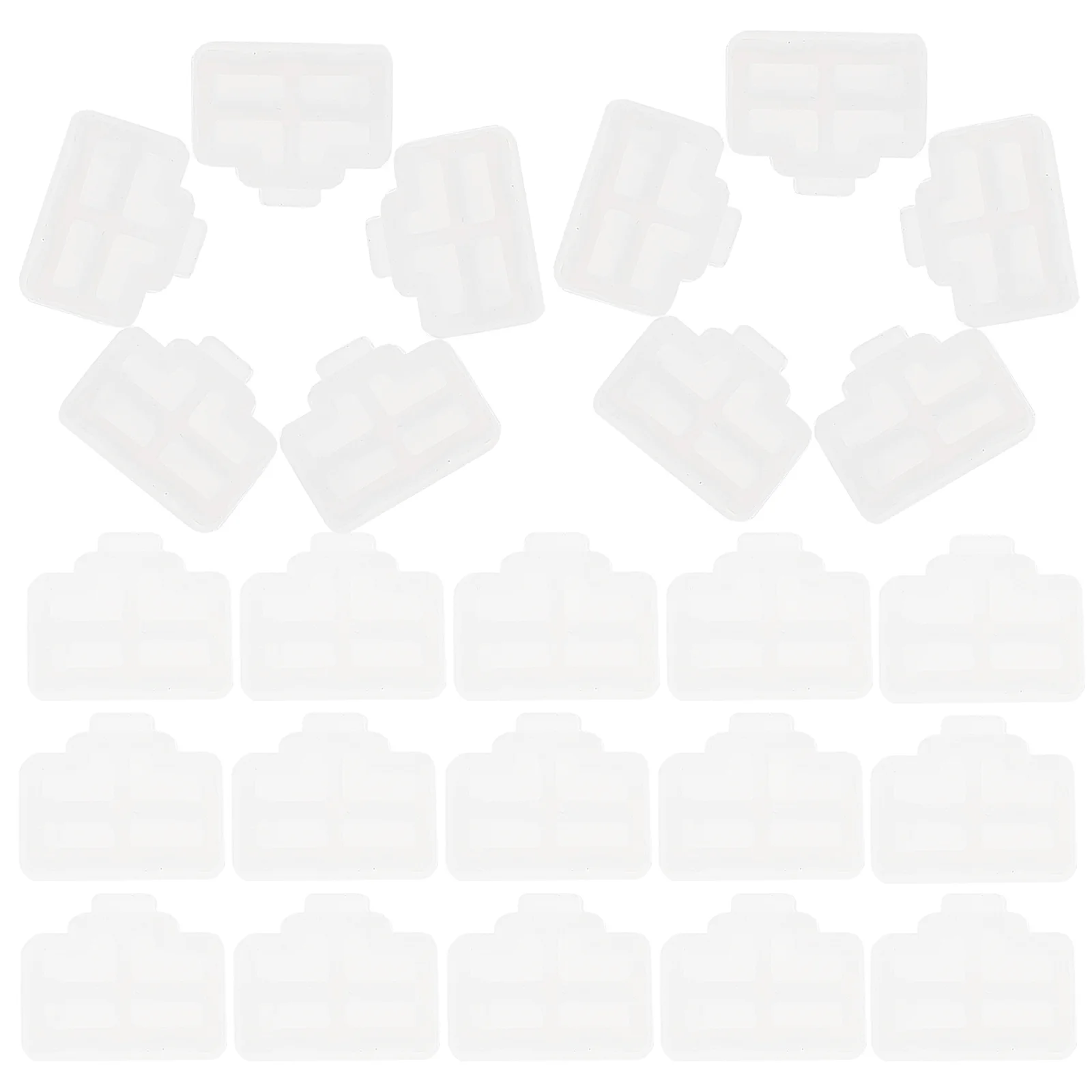 

50Pcs Dust Proof Ethernet Port Jack Plug Protective Cap Rj45 Stopper for Router Laptop Computer Network Interface Durable