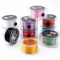 0.4-1.0mm Elastic Stretch Cord for Jewelry Making, 60-200m Roll Crystal String for DIY Bracelet Necklace Beading Craft Supplies