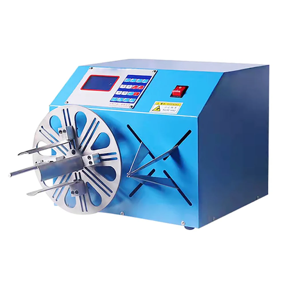 Enrolamento automático de cabo de dados 220v e máquina de alongamento de anel de borracha, máquina de expansão de anel de silicone para descascar uso