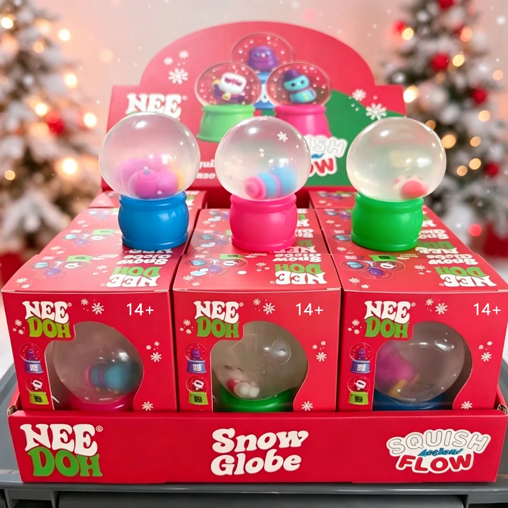 hot Product NeeDoh Adults Squish Flow Snow Globe Crunch Crunch Stress Relief Toy Squeeze Toy Adults Christmas gift