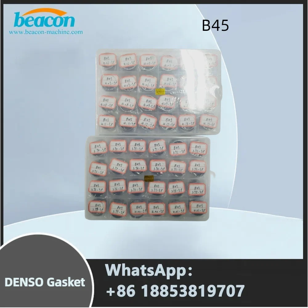 

Beacon High Quality 200PCS Common Rail Injector Oil Adjust Shims B45 Auto Diesel Engine Nozzle Gasket B45 For Denso