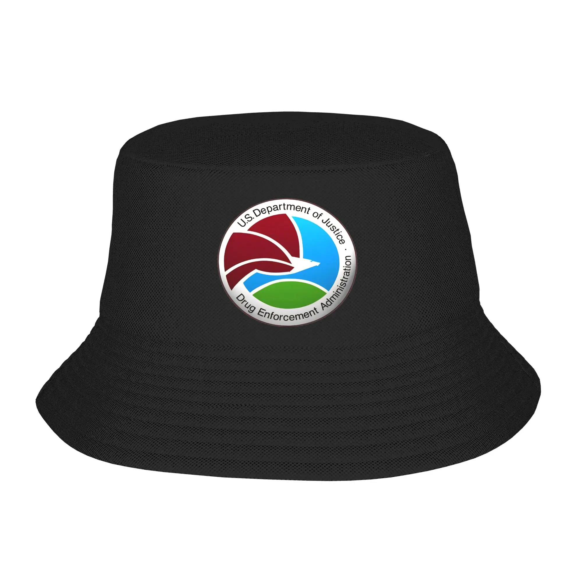 Streetwear DEA US Federal Interdiction Agency Bucket Hats Women Fishing Caps Hot Summer Beach Vacation Getaway Headwear Bob Hat