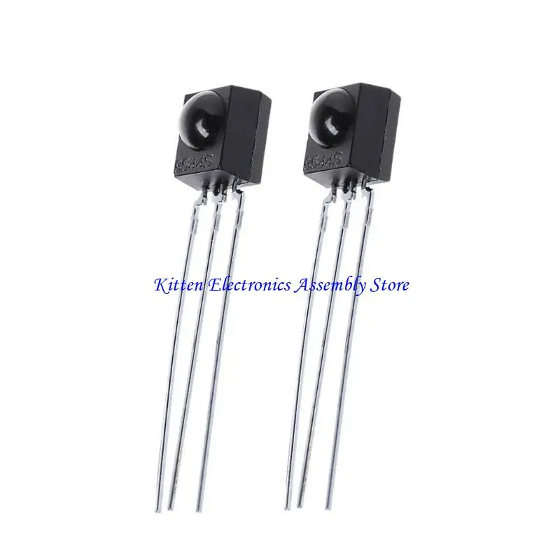 96GD 2PCS DIP-3 IC TSOP4838 IR RURE RURE 38KHz Remote podczerwieni Moduł promieniowania podczerwieni