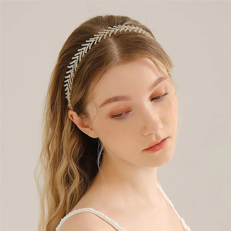 

Miallo Wedding Hair Vine Bridal Hairbands Crown Headpiece Bride Tiara Jewelry Headbands Princess Tiaras and Crowns