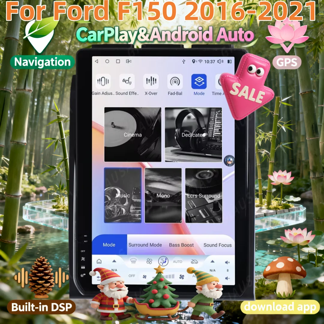 

14.5" Andriod Multimedia Bluetooth For Ford F150 2016 2016 2017 2018 2019 2020 2021 Wireless CarPlay Intelligent Systems