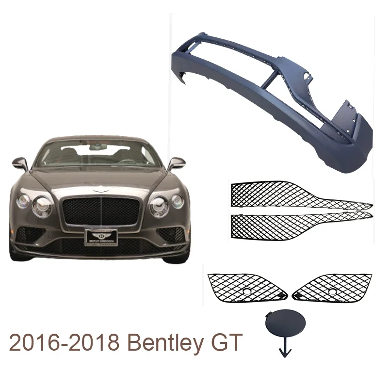 Car Front Bumper For Bentley Continental GT  C V8 2016 2017 2018 3W3807217