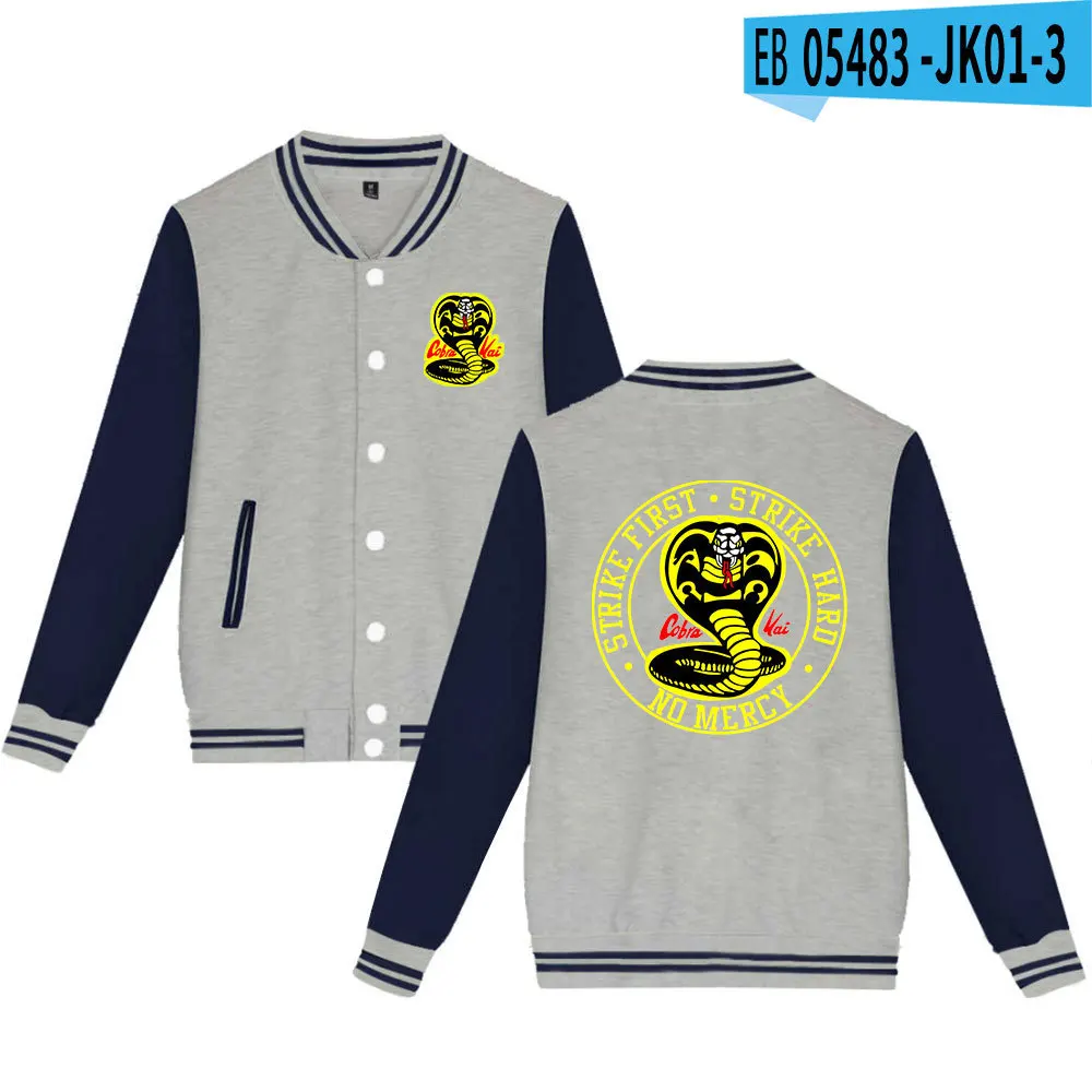 Karate Kid Cobra Kai baseball jacke Frauen Männer Cobra Kai Sweatshirt Frauen Kleidung Jacken Männer Mantel junge mädchen