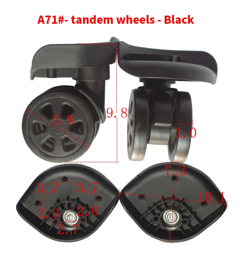 Wheel Trunk Universal Foot Round Trolley Box Replacement Equipment Accessories A77-A71