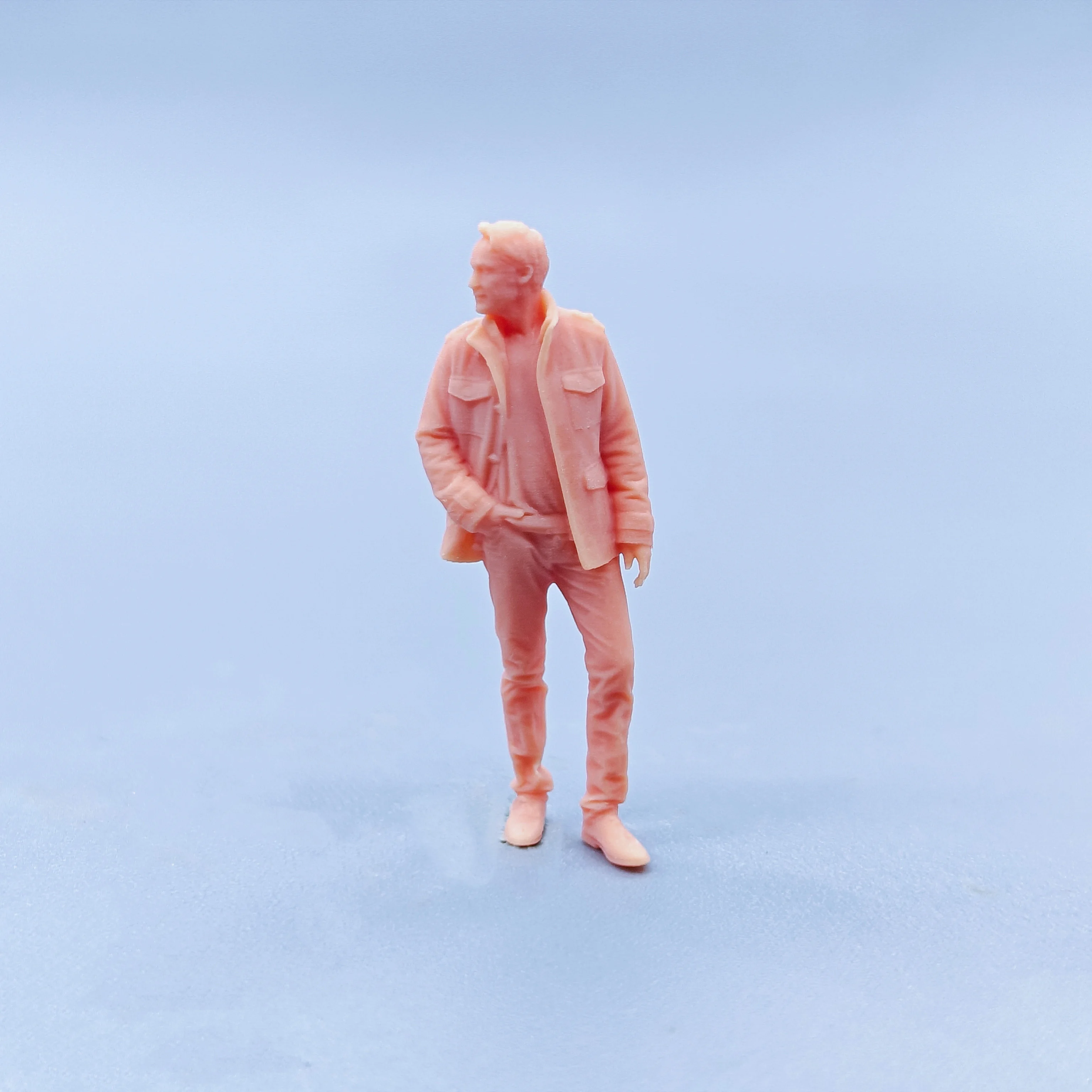 Figurki w skali 1/64 1/43 Model żywiczny Płaszcz Wkładka Kieszonkowy Człowiek Niemalowane Miniatury Diorama Ręcznie Malowane D334