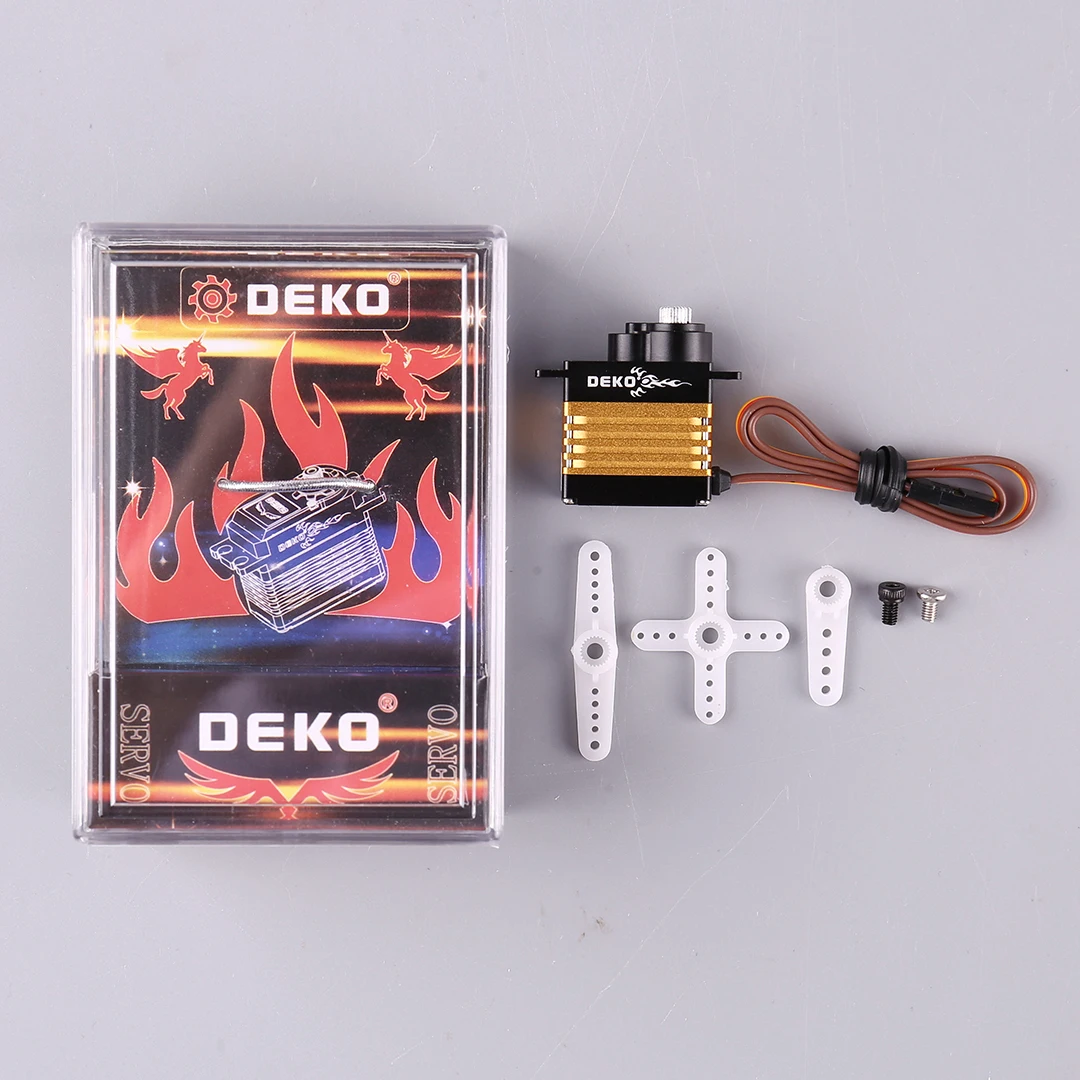 DEKO Metal High-pressure High-torque Digital Servo Steering Gear D1102 450 Helicopter/30E Fixed-wing Steering Gear