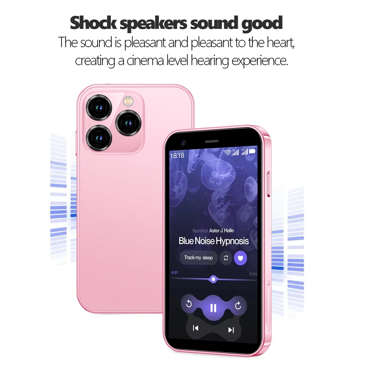 SOYES XS15 Mini Smartphone 3.0 Inch Android 8.1 Dual SIM 3G Support, 2+16GB RAM ROM,  Mini Mobile Phone (Multi Colors)​