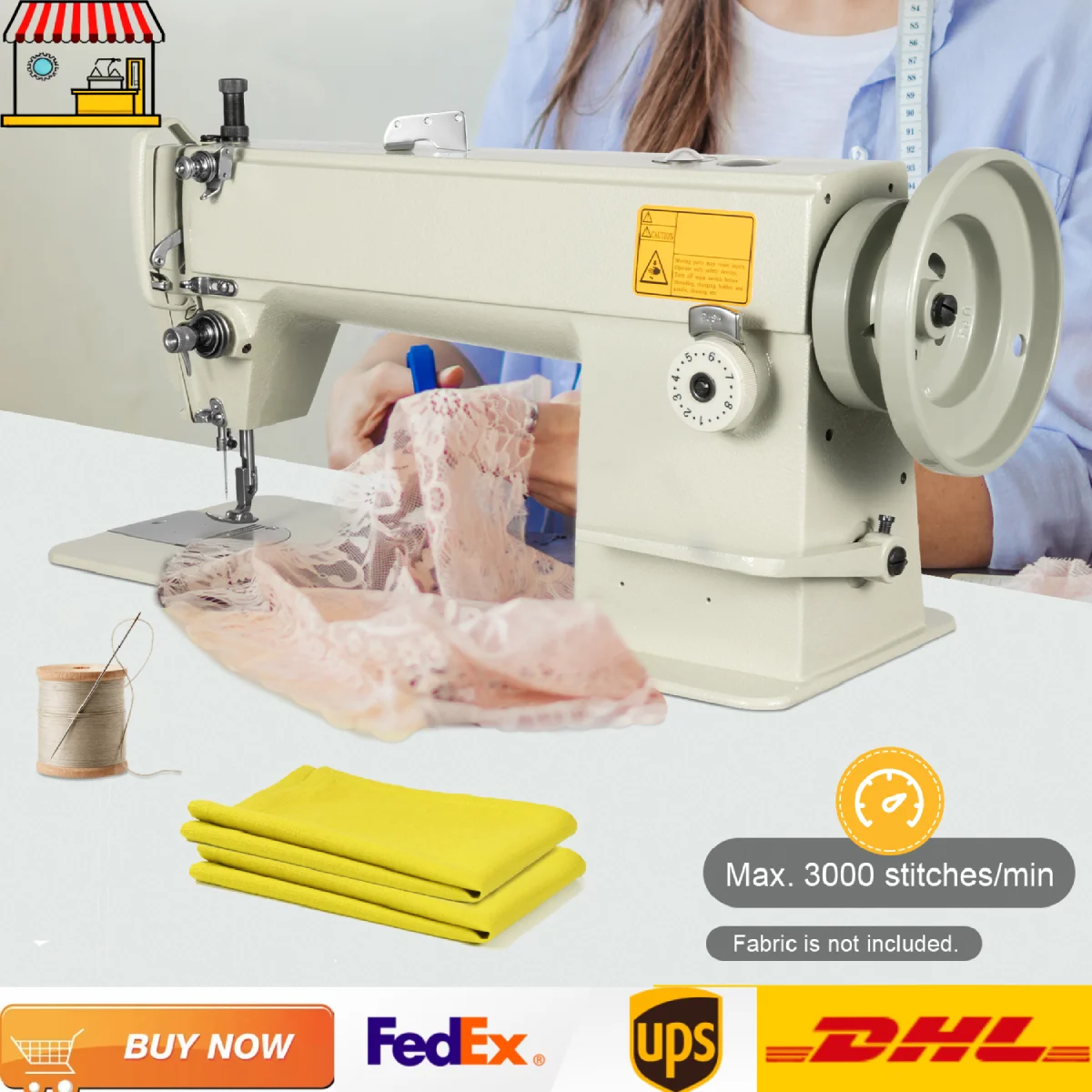 

Straight Stitch Industrial Sewing Machine| Straight Line Knitted Fabric, Leather and Canvas with Sewing Machine