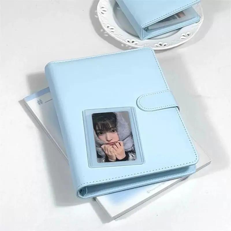 -20pcs Page(4 Grids) Photo Card A5-Binder Kpop Photo Albums Idol Cards Loose-leaf Collect Book Binder Binder Photocard Holder