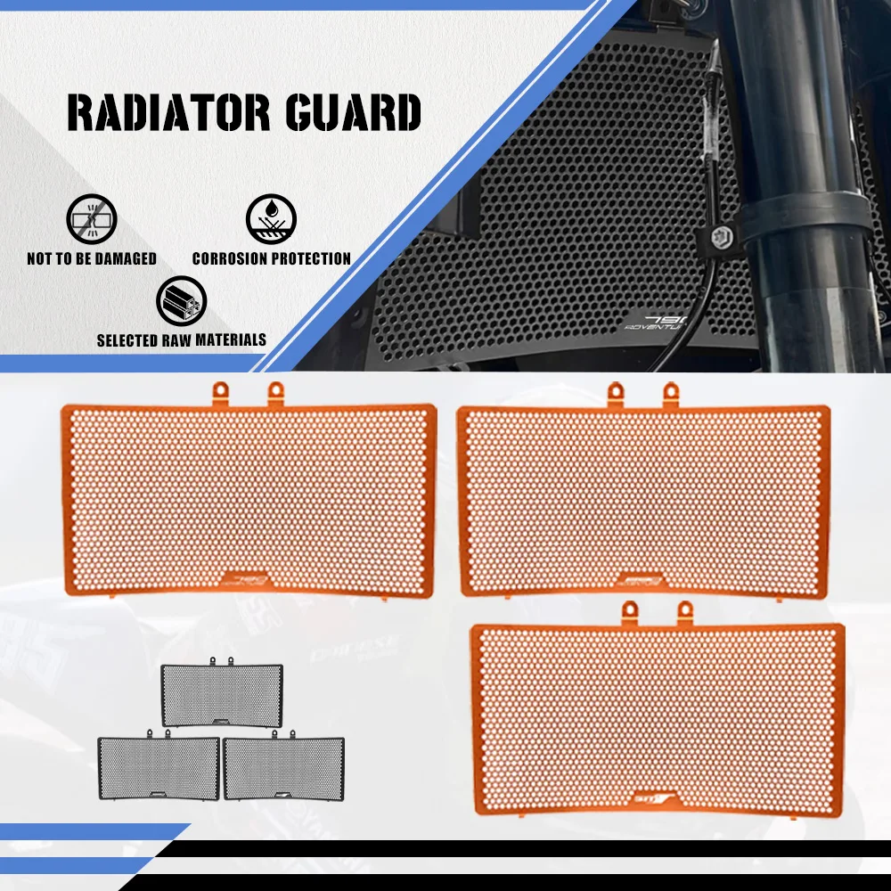 

890 SMT Motorcycle Radiator Guard Moto Protector Grille Cover For 790Adventure 890Advenrture R S ADV 2018-2023 890SMT 2023-2025