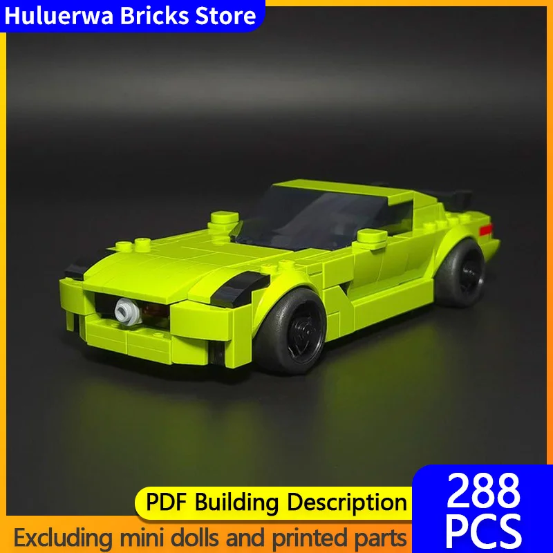 

Модель скоростного гоночного автомобиля MOC, строительные кирпичи SLS, верхний уровень, спортивный автомобиль, модульная технология, подарки, праздник, сборка, детские игрушки, костюм