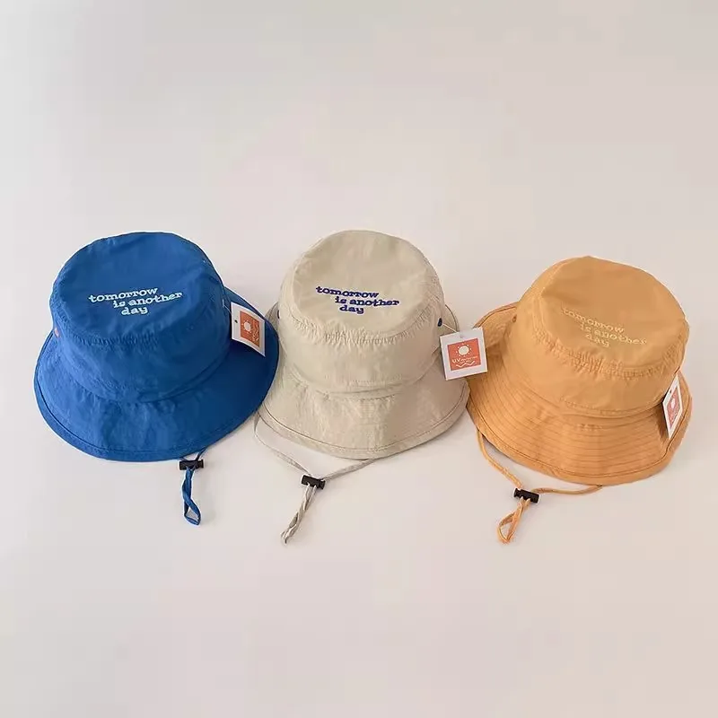 Crianças chapéus protetor solar chapéus chapéu de verão para crianças chapéu de pescador bonés de bebê para menino chapéu de bebê Кепка Ramonт...... Accesorios Infantiles