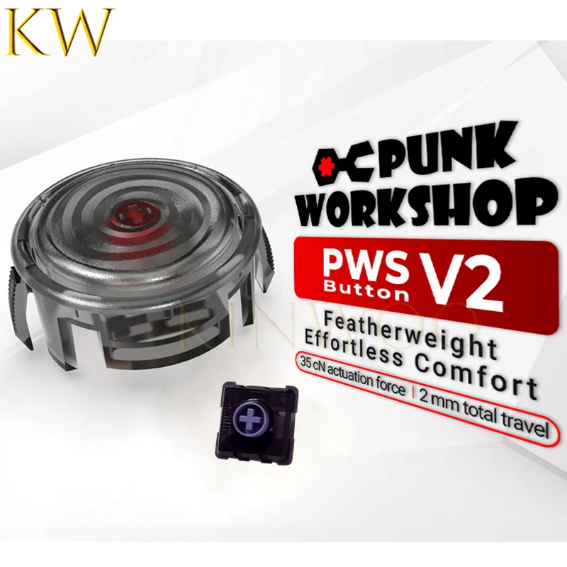 Punk Workshop Original PWS Blaze Button With Mute Microswitch For