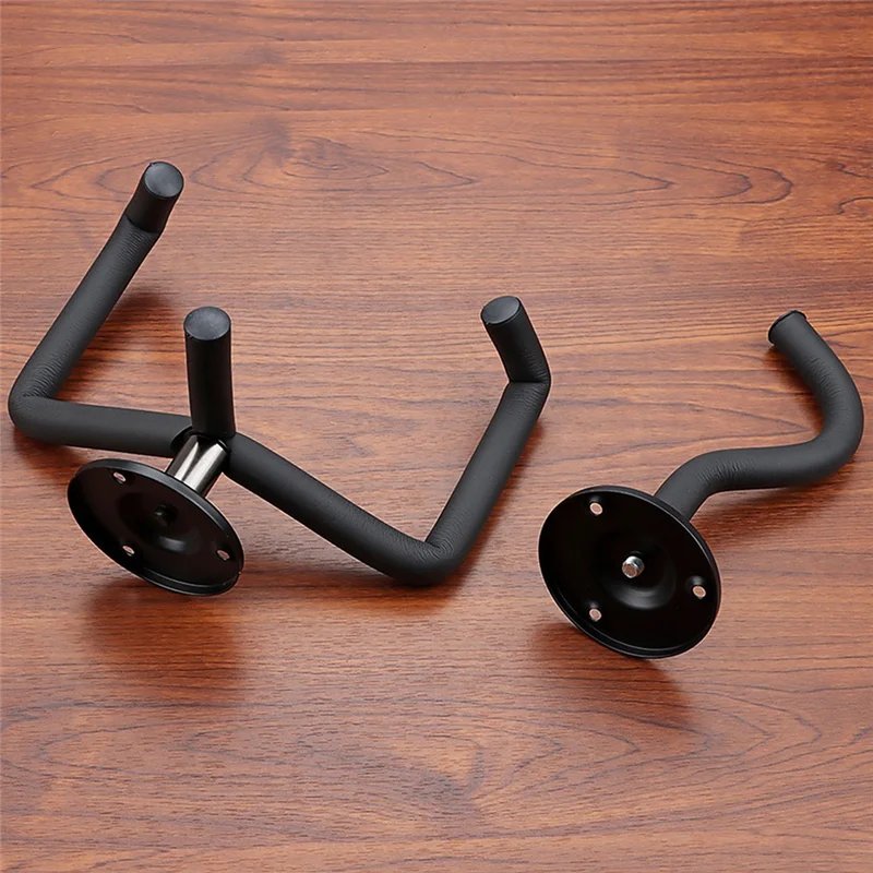 

B48B-Set Of 2 Robust Guitar Wall Hanger Hooks For Acoustic & Electric Guitar Mounting