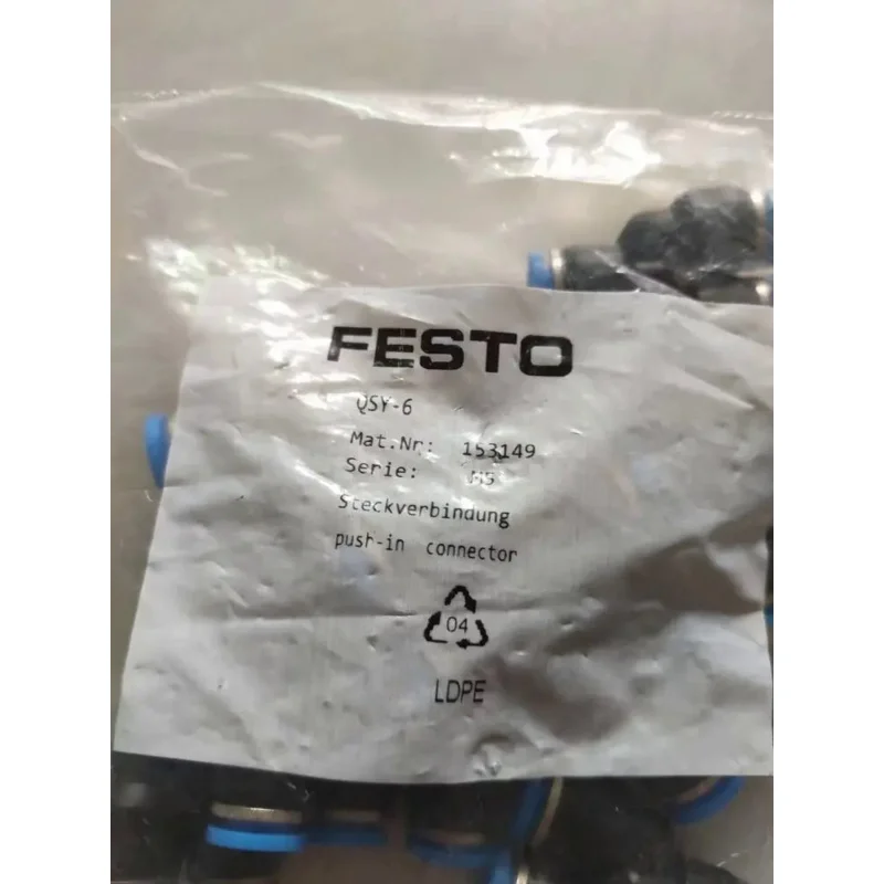 10 pcs /bag FESTO QSY-6 153149 Gas joint Y-connector