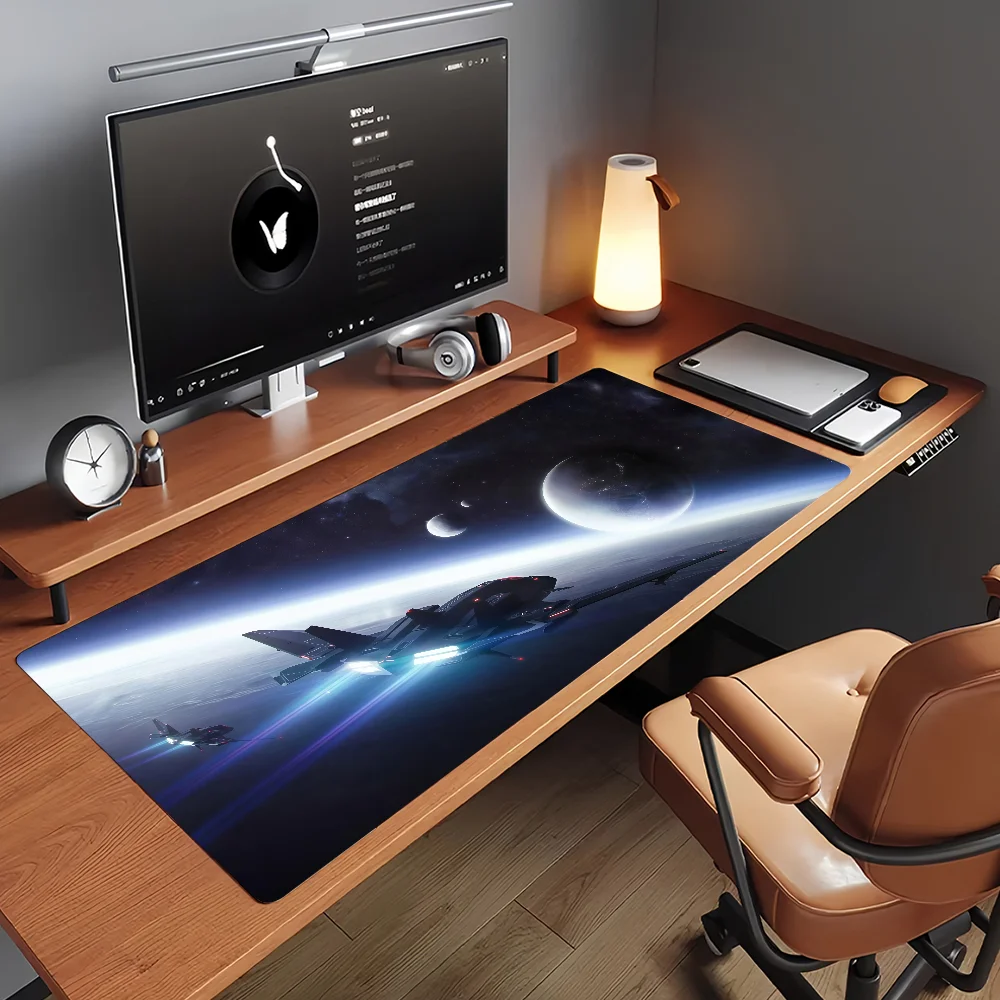 S-Star C-CitizenS Mouse Pad Non-slip Locking Edge DeskMat PC Laptop Accessories Rubber Office Keyboard Game Carpet 350x900x3mm