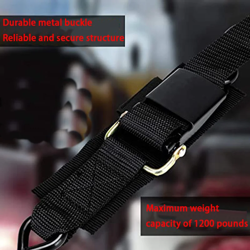 4PCS Boat Trailer Transom Tie-Down Straps,2in x 4Ft Adjustable Transom Straps with Quick Release Buckle